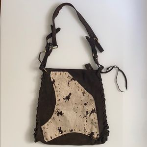 Suede cross body